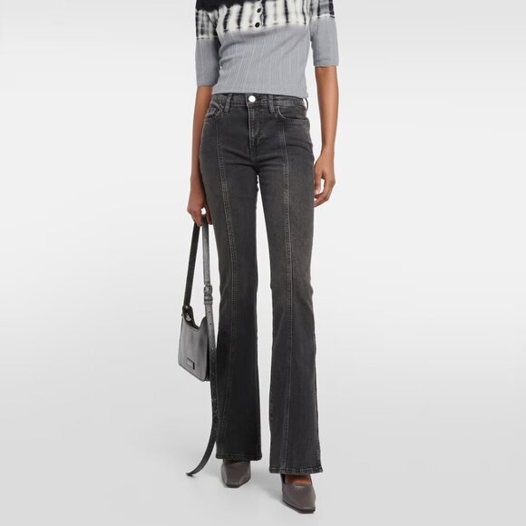 Frame Le High Flare high-rise flared jeans - Picture 1 of 13
